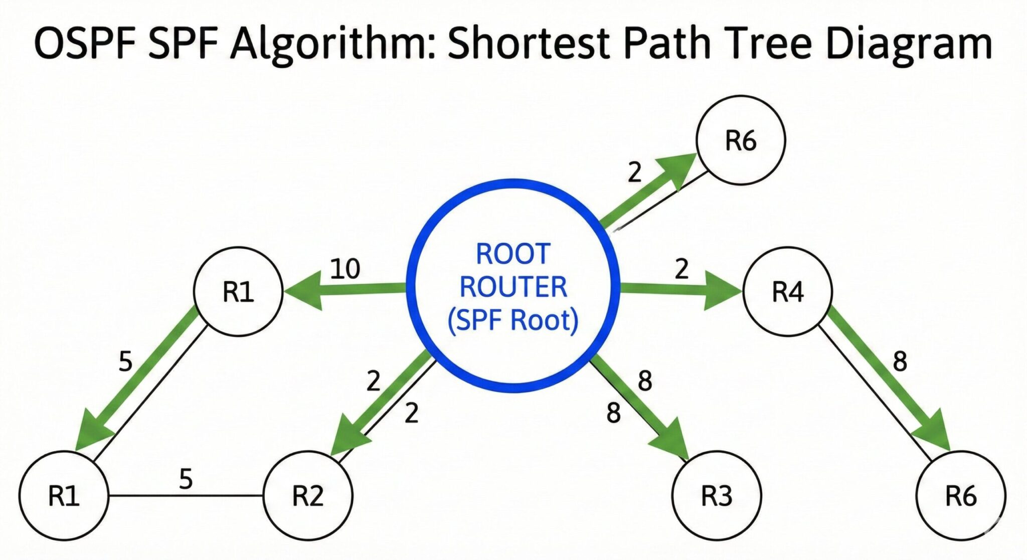 OSPF SPF Algorithm Explained: How OSPF Chooses Paths