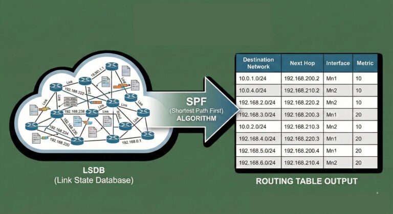 Spf Introstem OSPF SPF Algorithm Explained: How OSPF Chooses Paths
